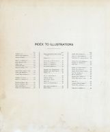 Index to Illustrations, Gregory County 1912